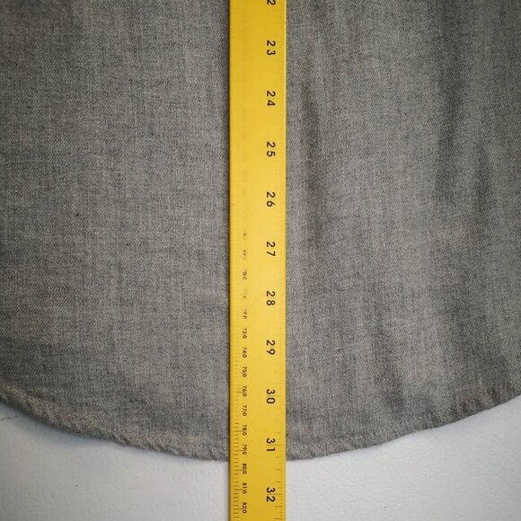 NWT Joe Fresh Men's Size Small Grey Button Front Light Flannel Shirt - Picture 13 of 13